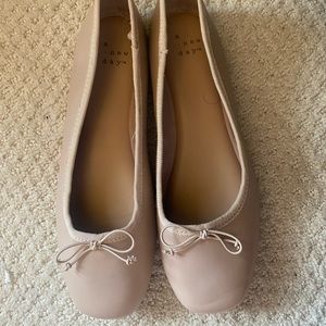 A New Day ballet flats in tan/beige